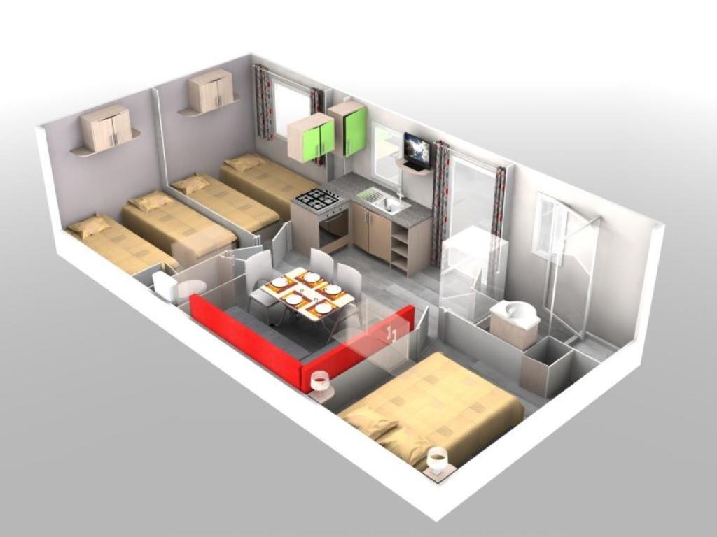 Mobilhome Chez Sylvie Au Camping De Pujol Argeles-sur-Mer Bagian luar foto